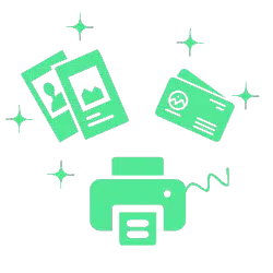 Image illustrant mes services de création de flyers et de visuels pour l'impression