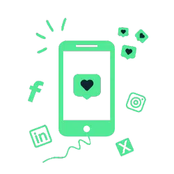 Image illustrant mes services de développement de réseaux sociaux