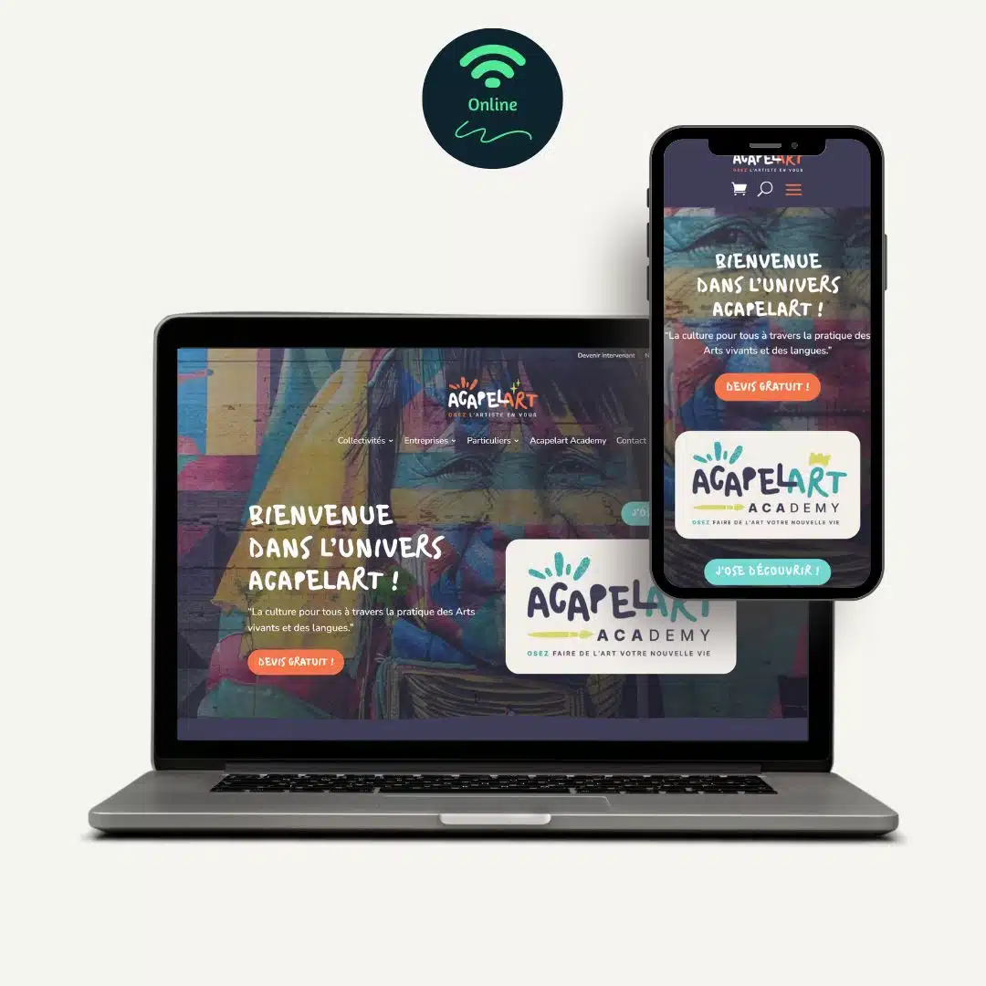 Présentation de la refonte graphique Acapelart